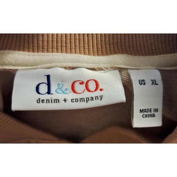 Denim & Company QVC Women XL Beige Knit Stretch Collar-less Button Front Jacket - Picture 4 of 6